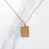 Fashion jewelry 925 sterling silver Personalized Date initial pendant necklace