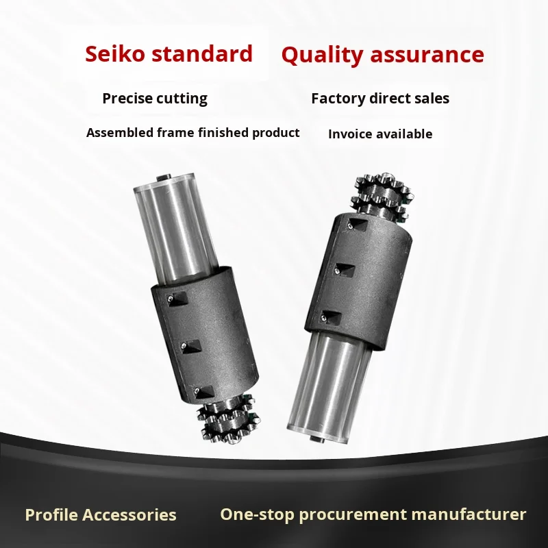 HD Double Row Roller Sprocket Idler Gear Automatic Power Roller with Sheath and Polyurethane Coating Non-Power factory