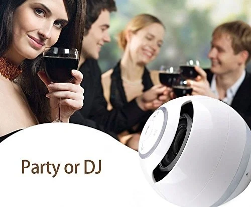 LED Mini Wireless Speaker TF USB Portable Music Loudspeakers Hand-free call For Phone PC with Mic - ANKUX.COM