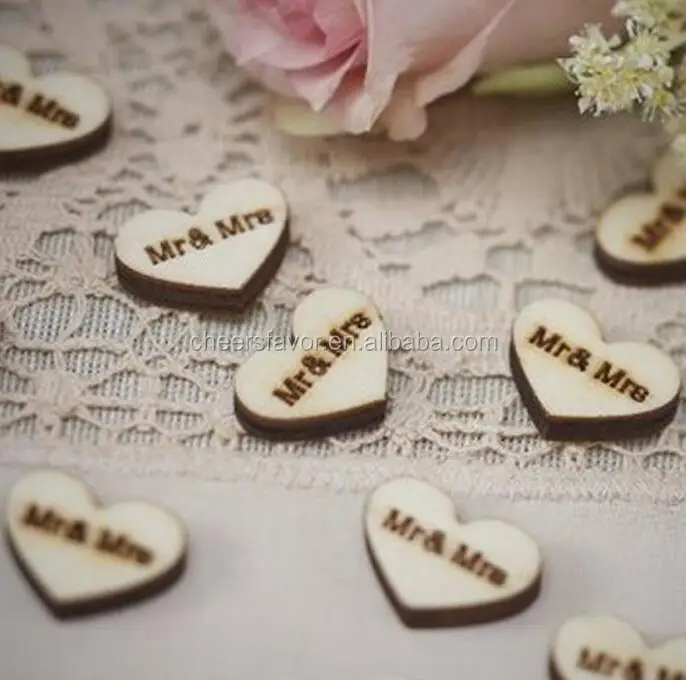 wooden wedding props