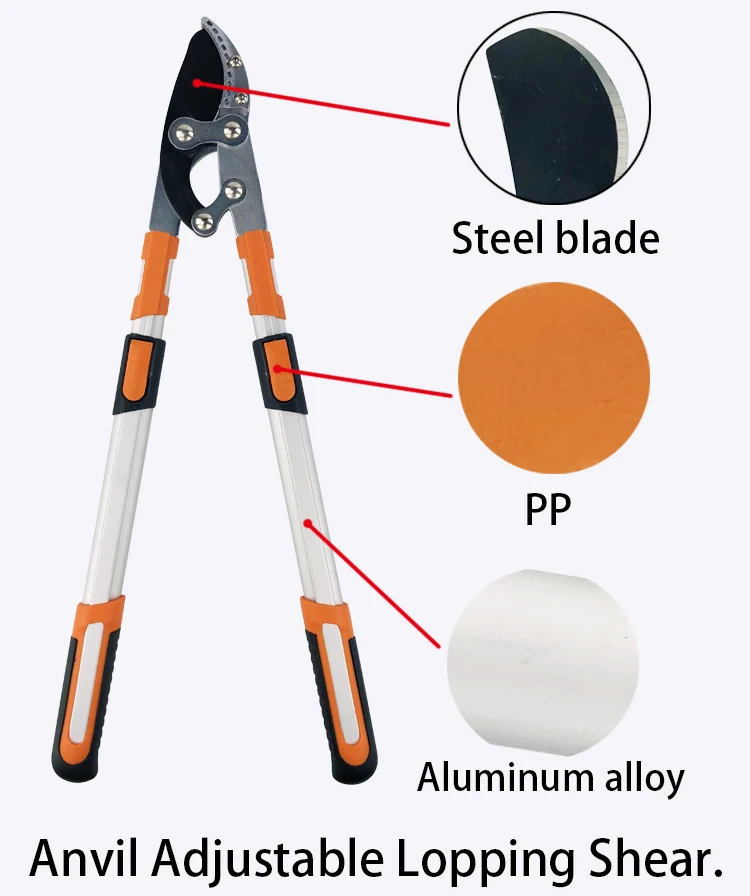 One99 Best Looping Shears Garden Harvester Shears Orange Telescopic