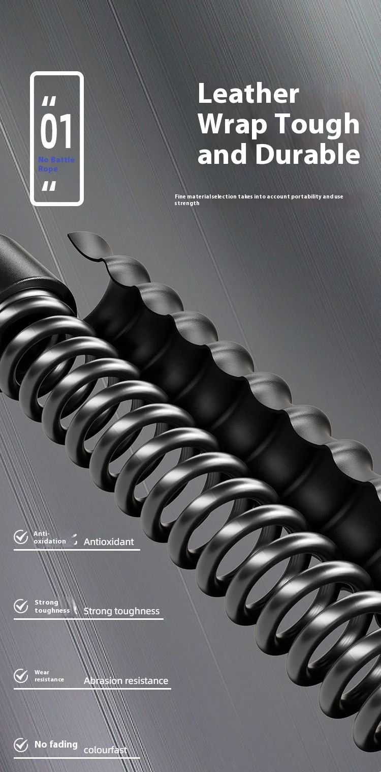 Sladdlösa stridsrep för inomhus-/utomhusträning Styrke- och muskelbyggande Sport Krigsrep