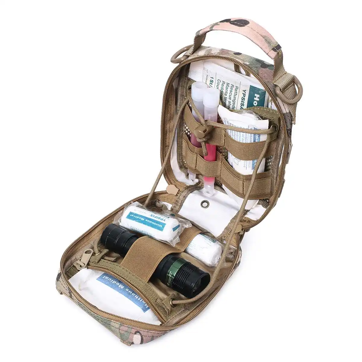 Custom Ifak Molle Tactical Medical Pouch,Empty Compact Admin First Aid ...