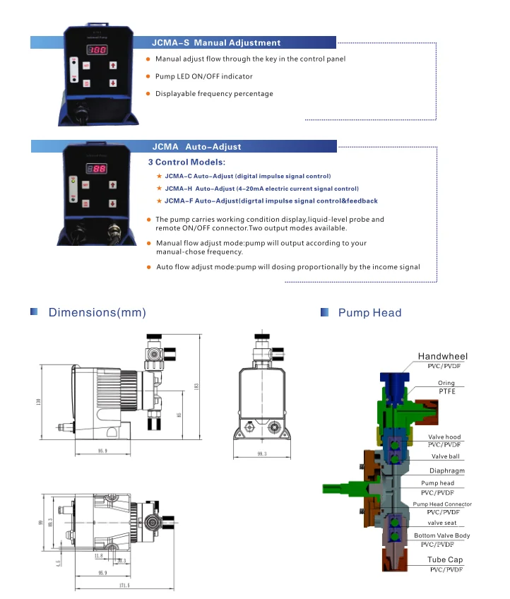 Jcma Swimming Pool Electric Chlorine Dosing Pump Buy Dosing Pump