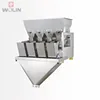 Plug to run intelligent vibratory 1 2 3 4 head electrical linear Weigher scale for 5-2kg fine small granules rice seed beans