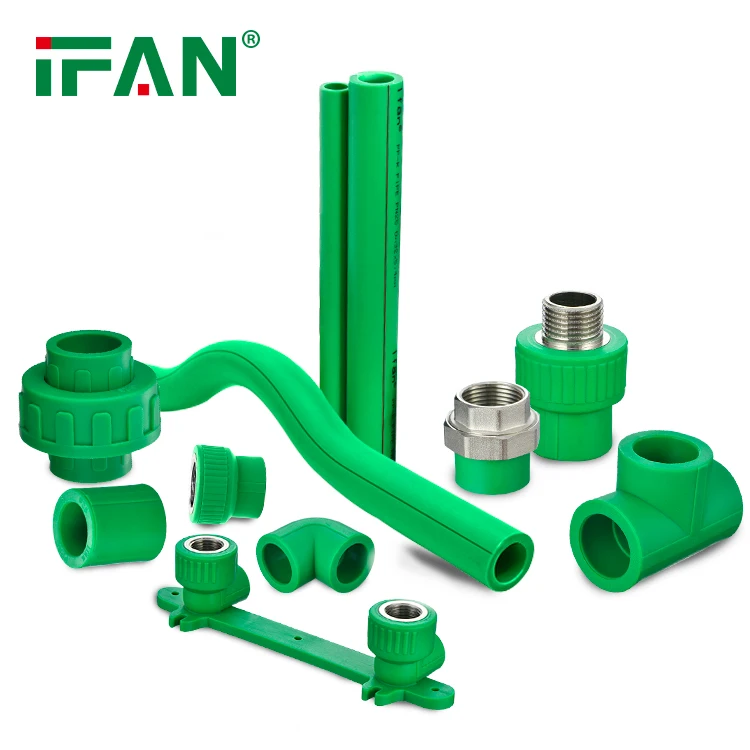Ifan Ppr Plastic Pn12.5 Korea Hyosung Material 20mm110mm Ppr Pipe Ppr