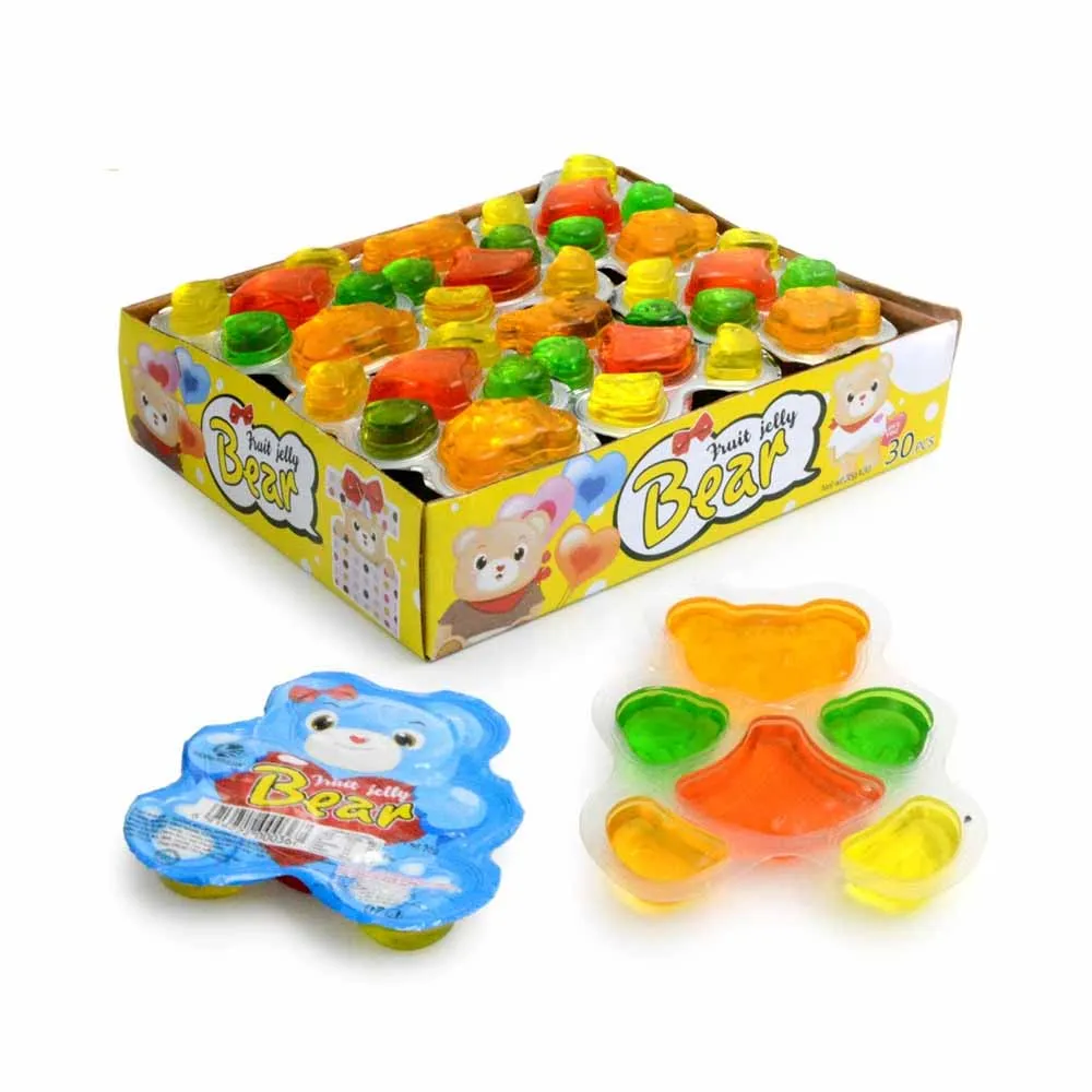 OEM Private Label Cute Fruit Flavor Bear Shape Jelly Candy
