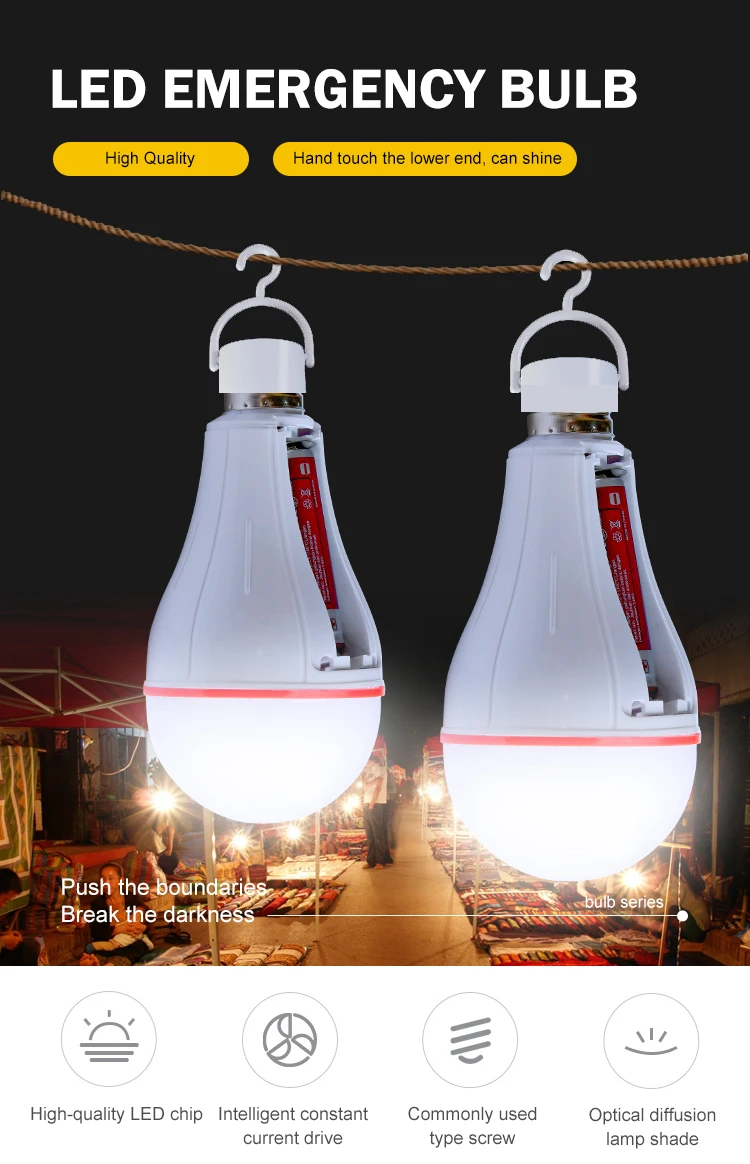 800lm Smd5730 Outdoor/indoor Smart E27 Camping Light Electric 5w Led