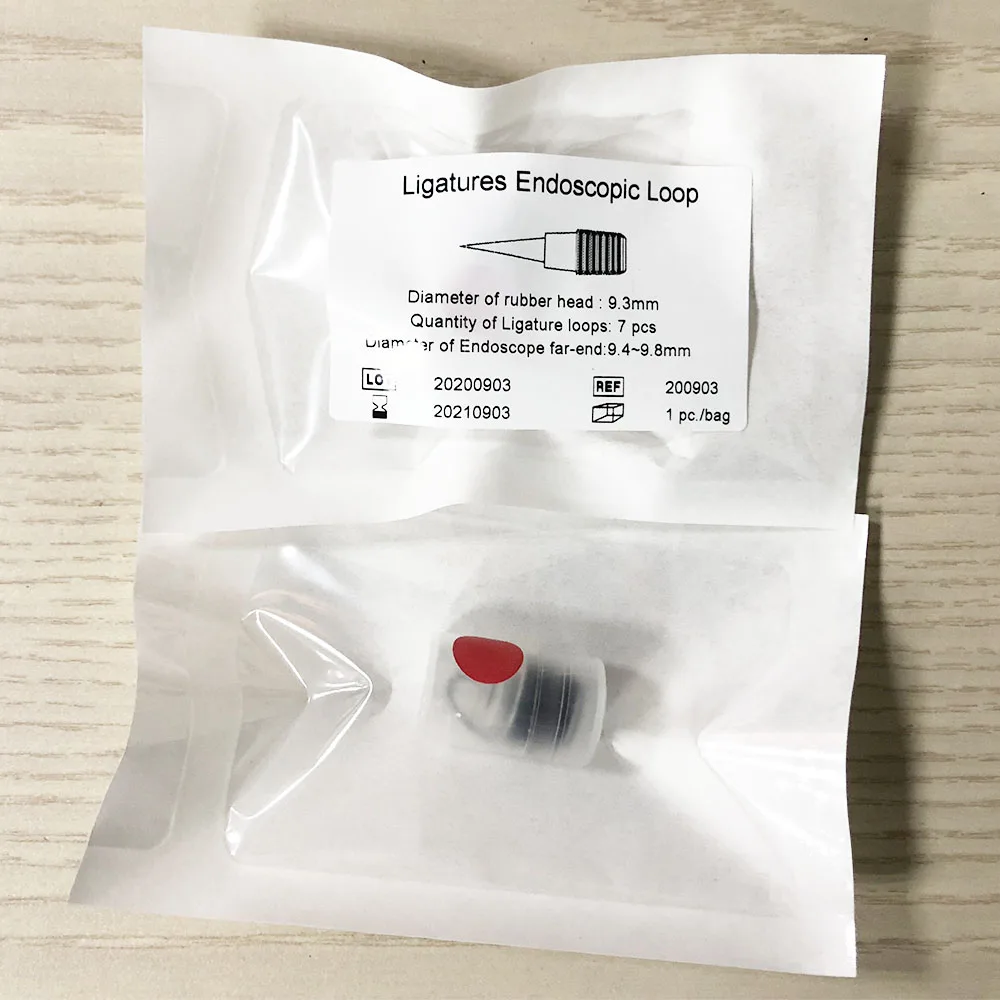 Ligatures Endoscopic Loop Adsorption Tube With Natural Rubber Ligation