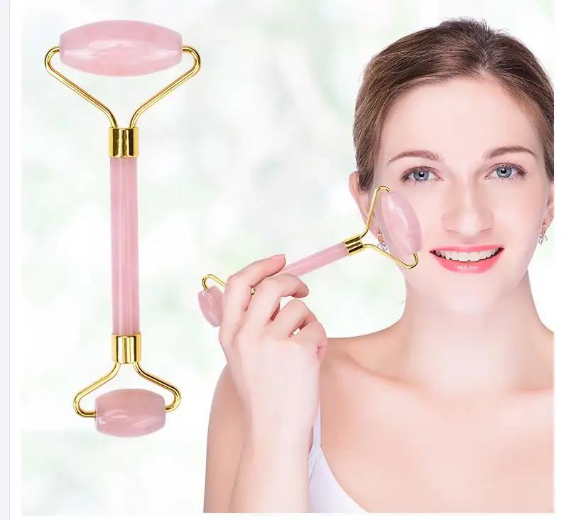 noiseless anti aging therapy 100% natural scraping massage tools handheld welded skin electric clear derma roller jade roller