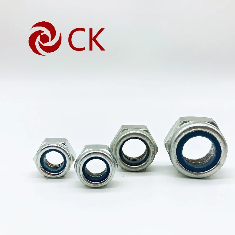 
DIN985 hard hex nylon lock nut with high quality 10.9 DIN985 