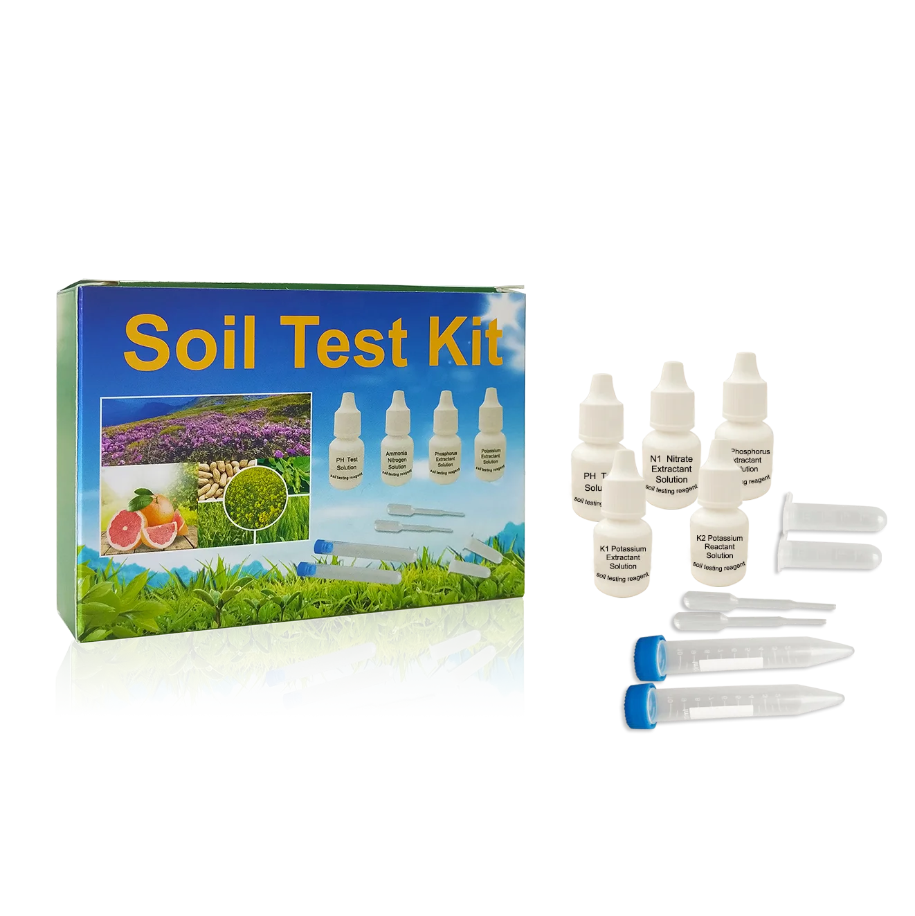 Ph Ammonia Nitrogen Potassium Phosphorus Soil Test Reagent Soil Test