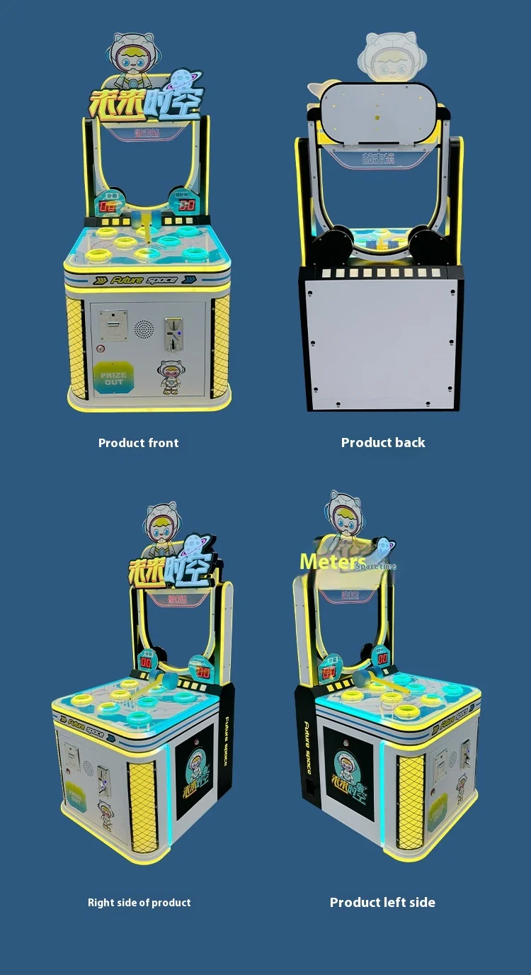Coin-Operated Whack-a-Mole Arcade Game Machine for Shopping Mall Parent-Child Entertainment Fun for Kids and Adults