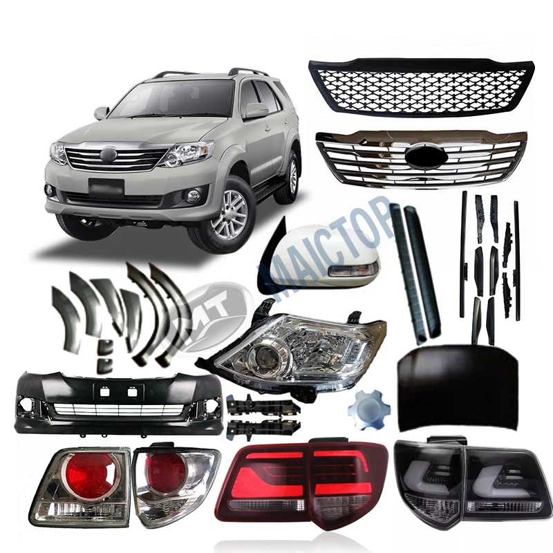 Maictop Car Accessories Front Grille Headlight Taillight Body Parts For