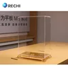 RECHI Custom Design Various styles Clear Acrylic Display Box for Acrylic Merchandises Retail High-end luxury dustproof Display