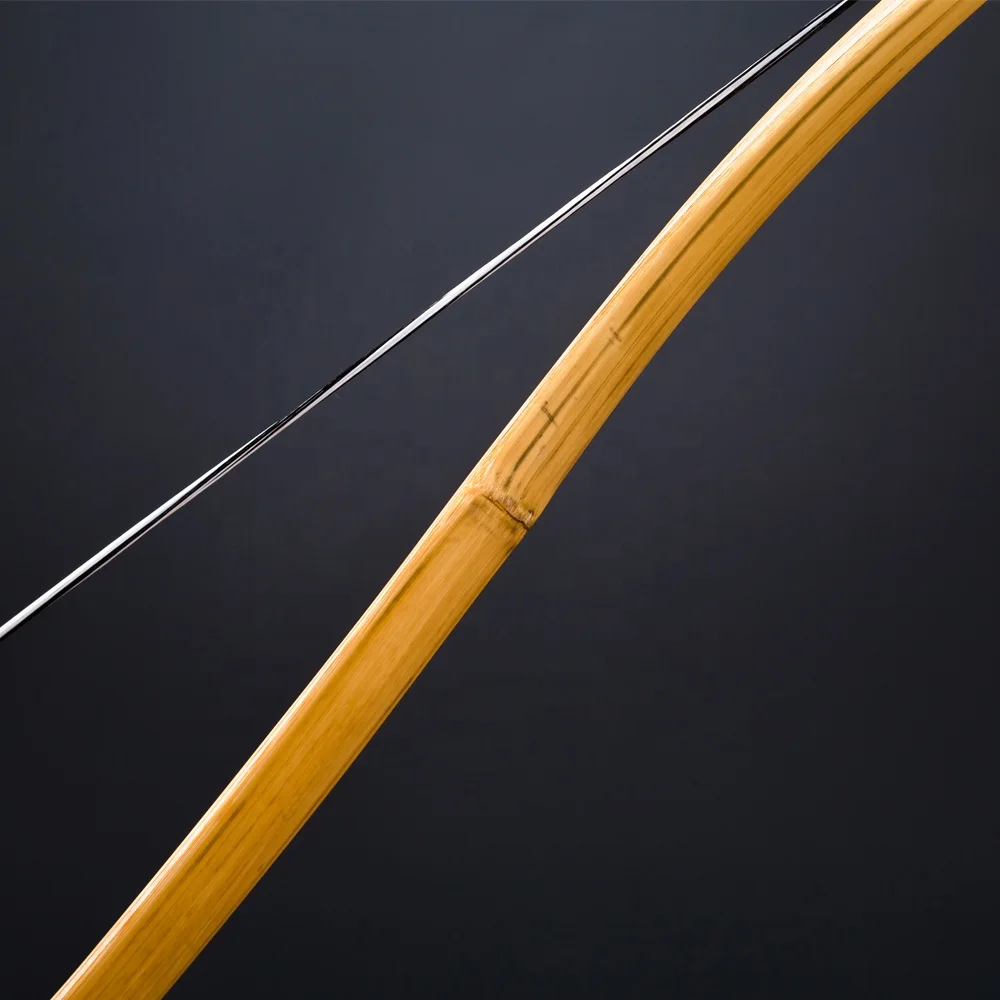 Alibow "chu" Traditional Bamboo Bow Triangle Bow Longbow For Shooting