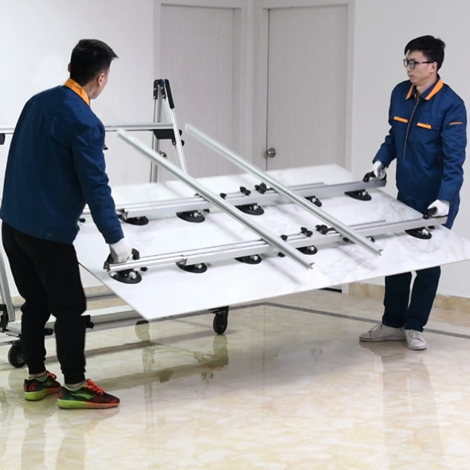 Tile Handling Racks Raizi Large Format Tile Slab Handling Tool - 6 Inch Rubber Vacuum Cups33
