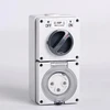 AC 250V 32A IP66 Two Phase 3 Round Pin 56CV332 Combination Switch Socket