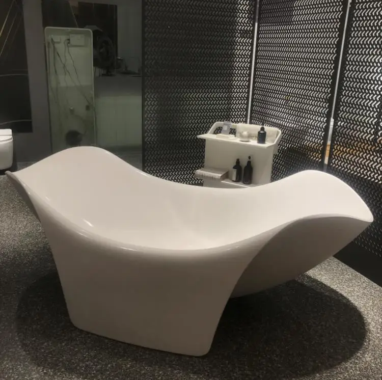Cocobella Modern bathroom bathtub artificial stone with solid surface comfort bathtub