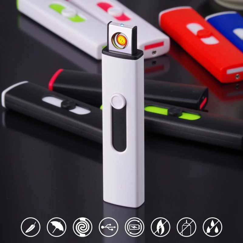 Low Price Promotion Rechargeable Heat Coil Ingition Lighter For
