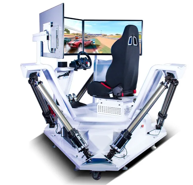 线上竞技振动赛车模拟器三屏六轴动态赛车模拟驾驶设备 - buy driving