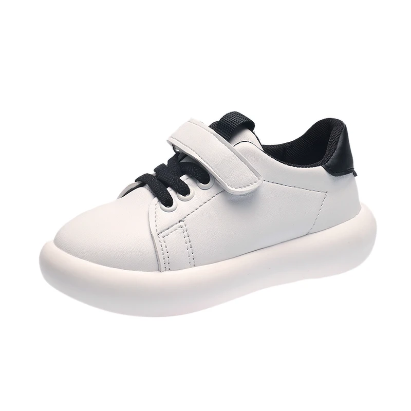 white leather school shoes