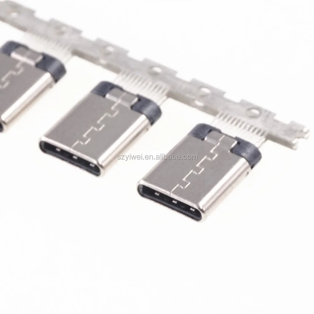 Usb 3.1 Typec Connector 24 Pin Male Receptacle Straddle Mount Usb 3.1