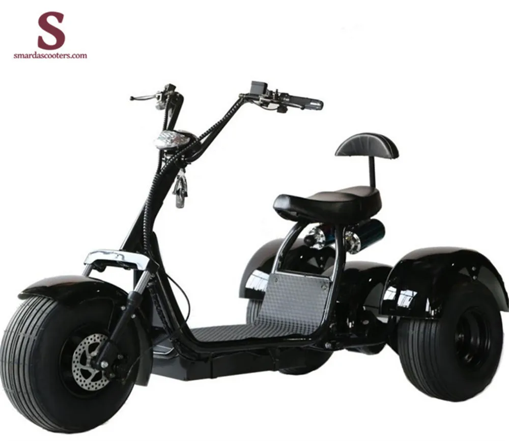 Smarda Elektrikli Scooter Citycoco 3 Tekerlekli Yağ Lastik Üç