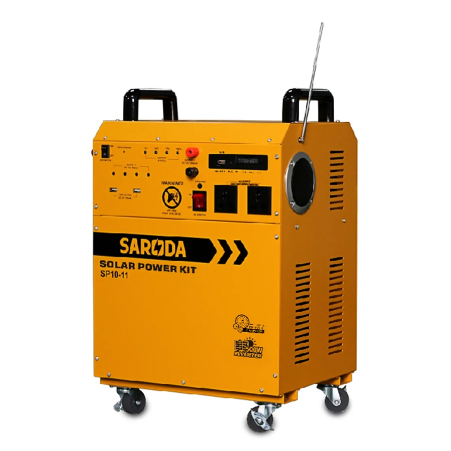 generador de luz solar portátil