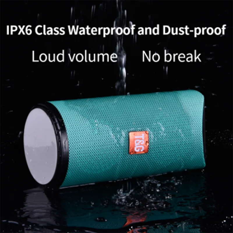 Mini TG Bluetooth Speaker Portable Outdoor Loudspeaker Wireless Column 3D 10W Stereo Music Surround Support FM/TF Card Subwoofer - ANKUX.COM