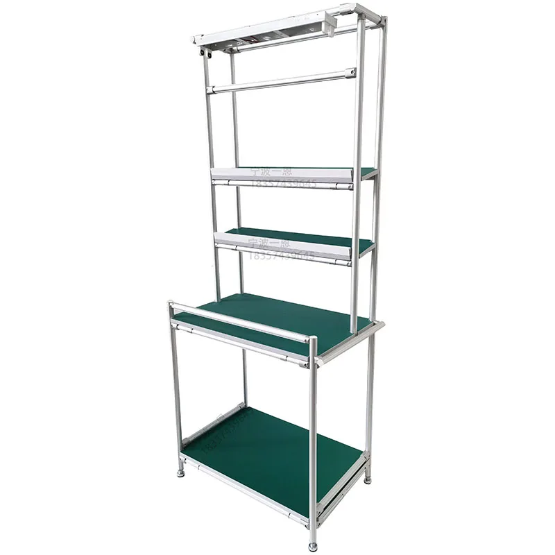 product 28mm third generation 1000 series aluminum alloy lean pipeline rod accessories flow strip slide rail trolley rack-17