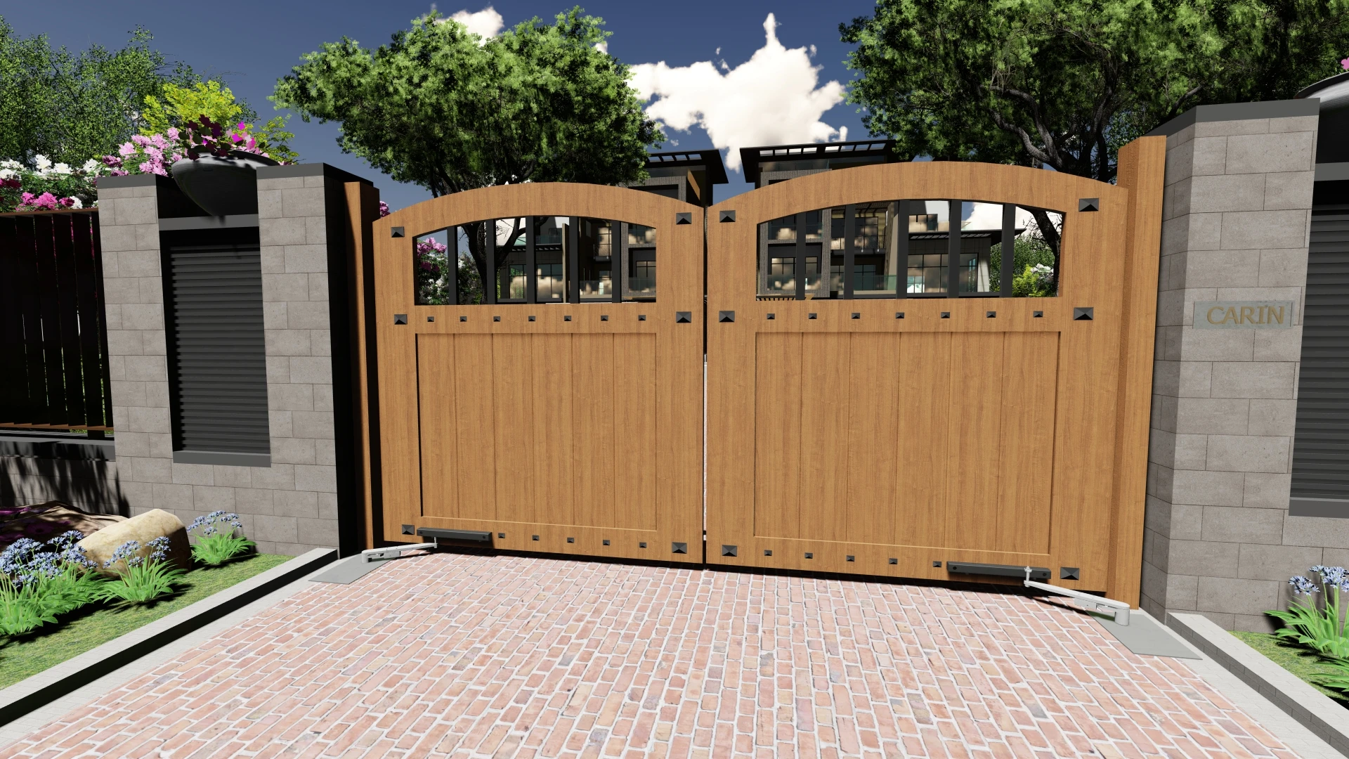 Auto Electric Swing Gate Openers Underground Swing Gate Operator 24v