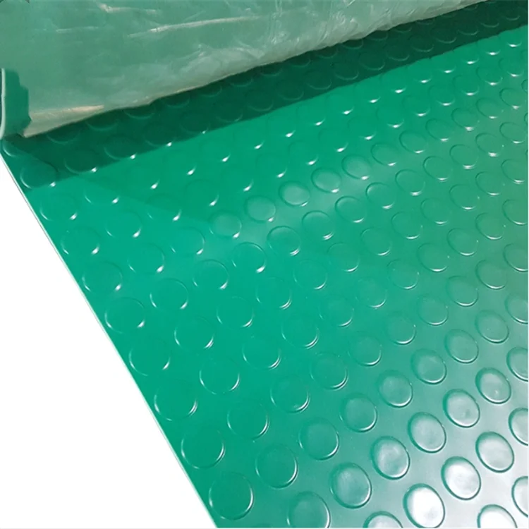 Antiabrasive Round Dot Coin Grip Round Stud Rubber Flooring Sheet Mat