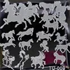 Horse design nail art stamping plates 50 pieces wholesale stamping xl plate nail art stamp plates