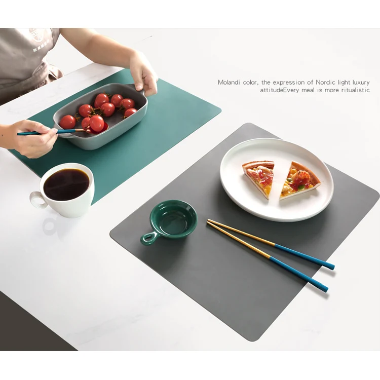 Reusable Washable Silicone Dining Mat Placemats Countertop Protector