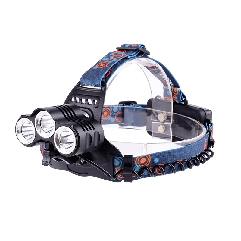 High Lumen Light Motion Adjustable Heads Headlamp Rechargeable Torch Work Light