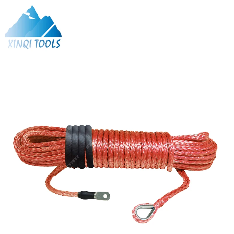 Xinqi Offroad Boar Synthetic Winch Rope With Hook For Recovery Tow With