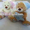 Plush teddy bear christmas teddy bear plush sleeping bear with hat
