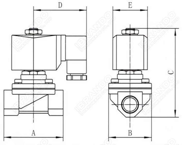 Клапан соленоидный nbr. 2w 160-15 чертеж. 2w160-15. Гидроклапан с соленойдом нормально закрытый 24v DC. Модель 2w-200-20.