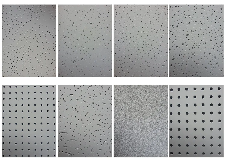 NRC 0.65 /595*595/603*603 mineral fiber false ceiling tiles