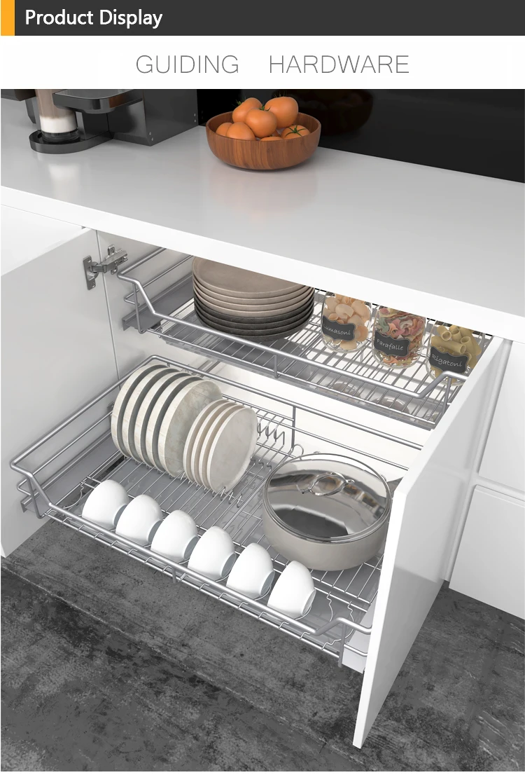 Guiding Kitchen Cabinet Pull Out Dish Rack 4 Sides Dish Rack Pantry Organizer Buy Commercial Stainless Steel Dish Rack