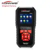 Unique one-click obd2 scanner I/M readiness status design konnwei kw850 black diagnostic tool work on all 12V OBD2 cars