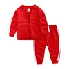 Red tracksuit baby toddler imported clothing gift set for babies from china