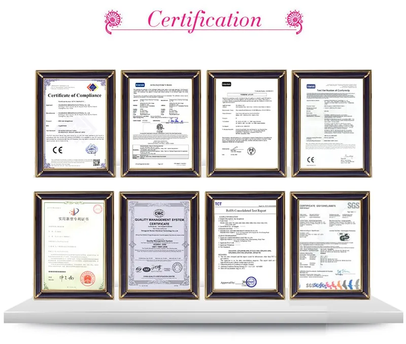 certifications of Menarda 800