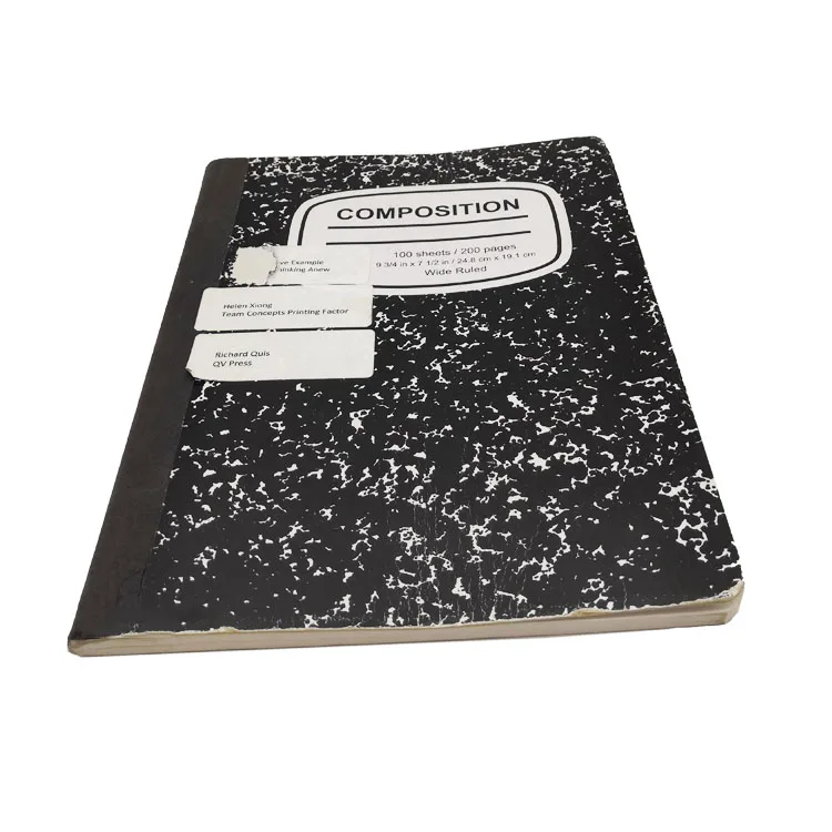 Cheap Custom Bulk School Spiral Hardcover Composition Notebook, View