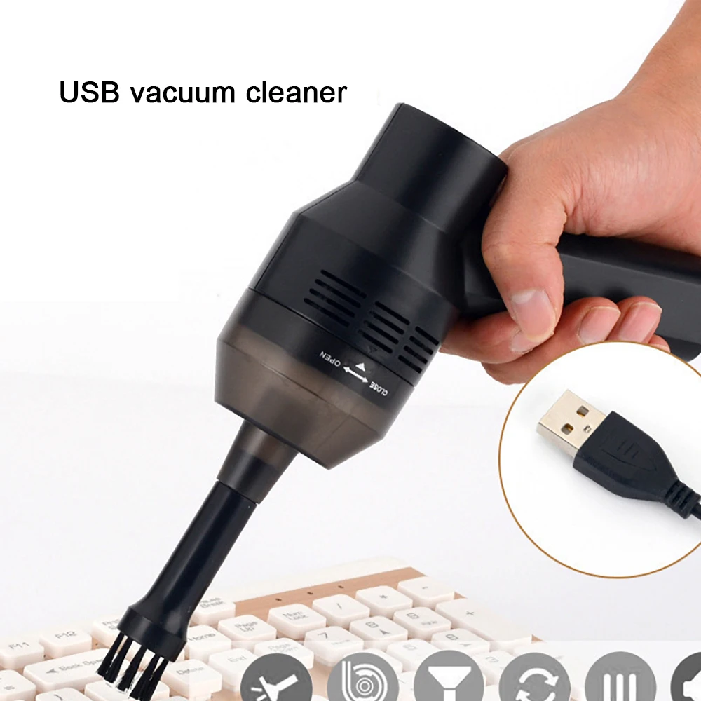 Portable Mini USB Vacuum Cleaner,Dirt Dust Blower Duster for Laptop Computer Camera Phone 