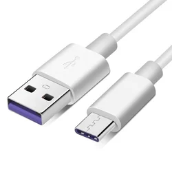 65W Super VOOC USB C 6.5A Fast Charging Type-C Cable for Oppo Realme X 5 6 X50 X3 X5 Pro X50m X50t V5 C3 Quick Charge 3.0