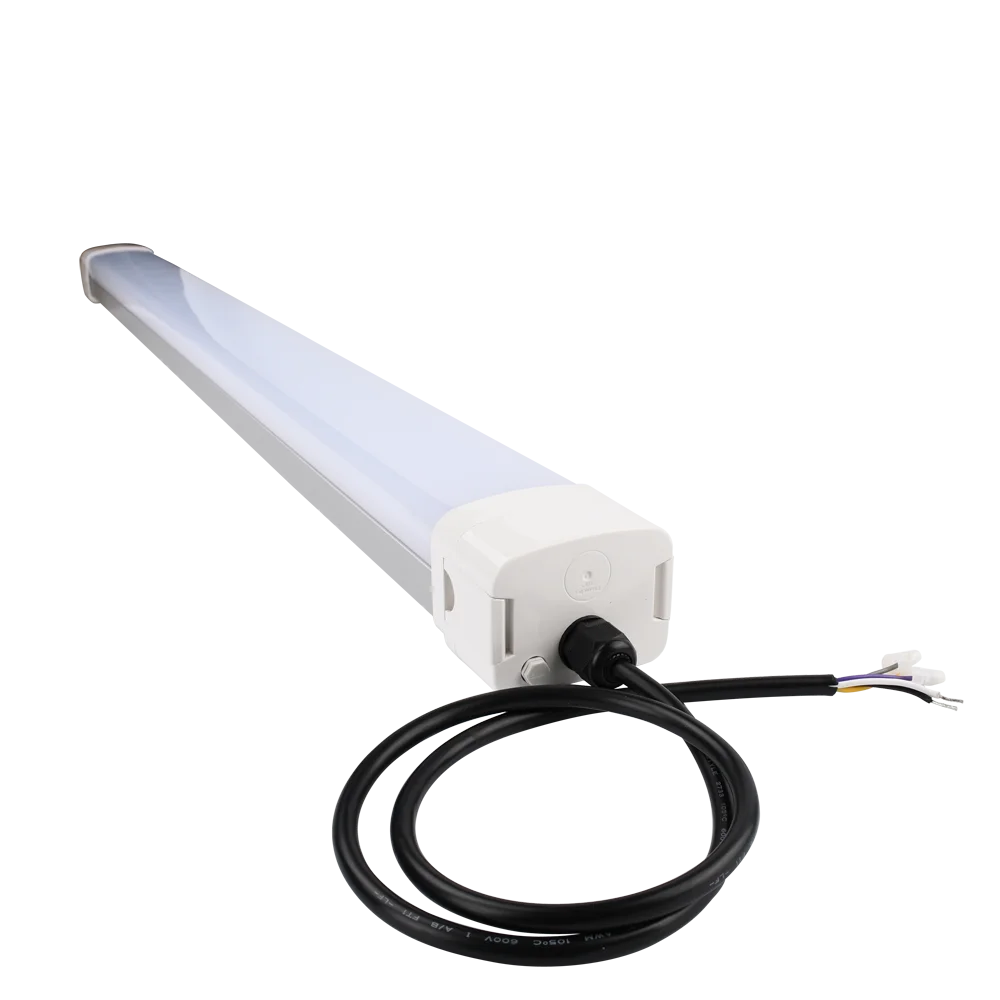 Certification ETL & Premium DLC 140lm/w  8' 120w LED Triproof Light Batten Fixture for warehouse