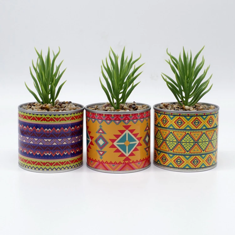 批发塑料模仿肉质植物锡植物盆栽