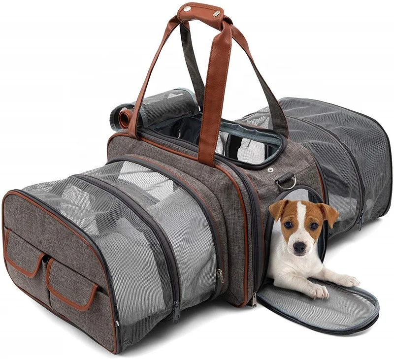 Foldable Black Paw Print Pet Booster Car Seat With Two Clips On The